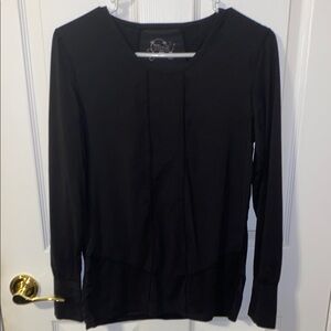 Terramar Hot Totties Black Long Sleeve Ski Baselayer Top Size Large